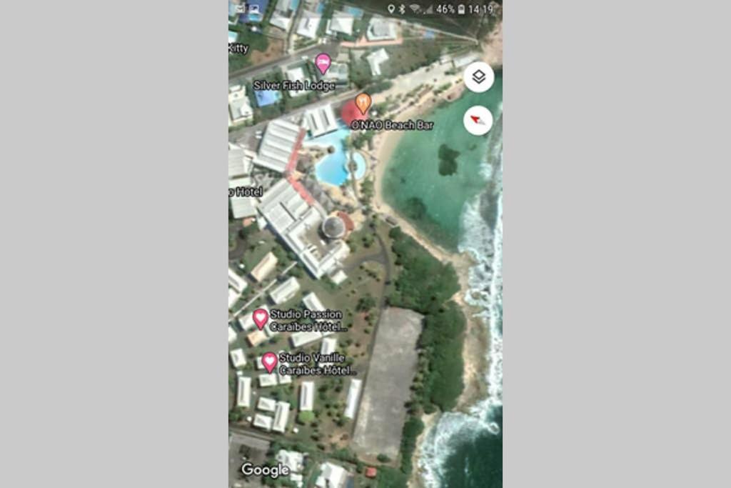 Studio Avec Grande Piscine, Plage Cannelle Caraibes Saint-Francois  Buitenkant foto