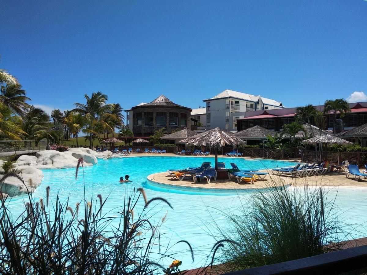 Studio Avec Grande Piscine, Plage Cannelle Caraibes Saint-Francois  Buitenkant foto