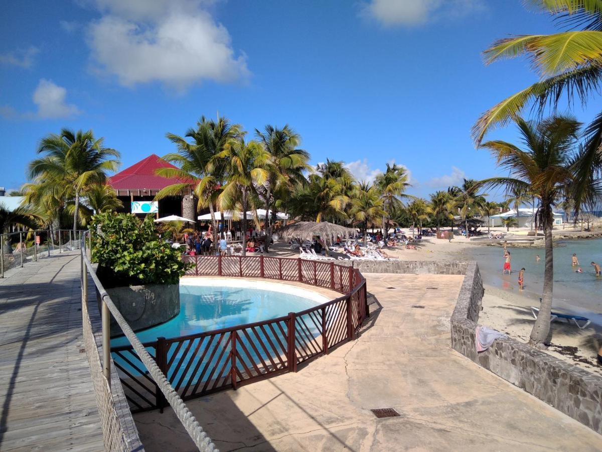 Studio Avec Grande Piscine, Plage Cannelle Caraibes Saint-Francois  Buitenkant foto