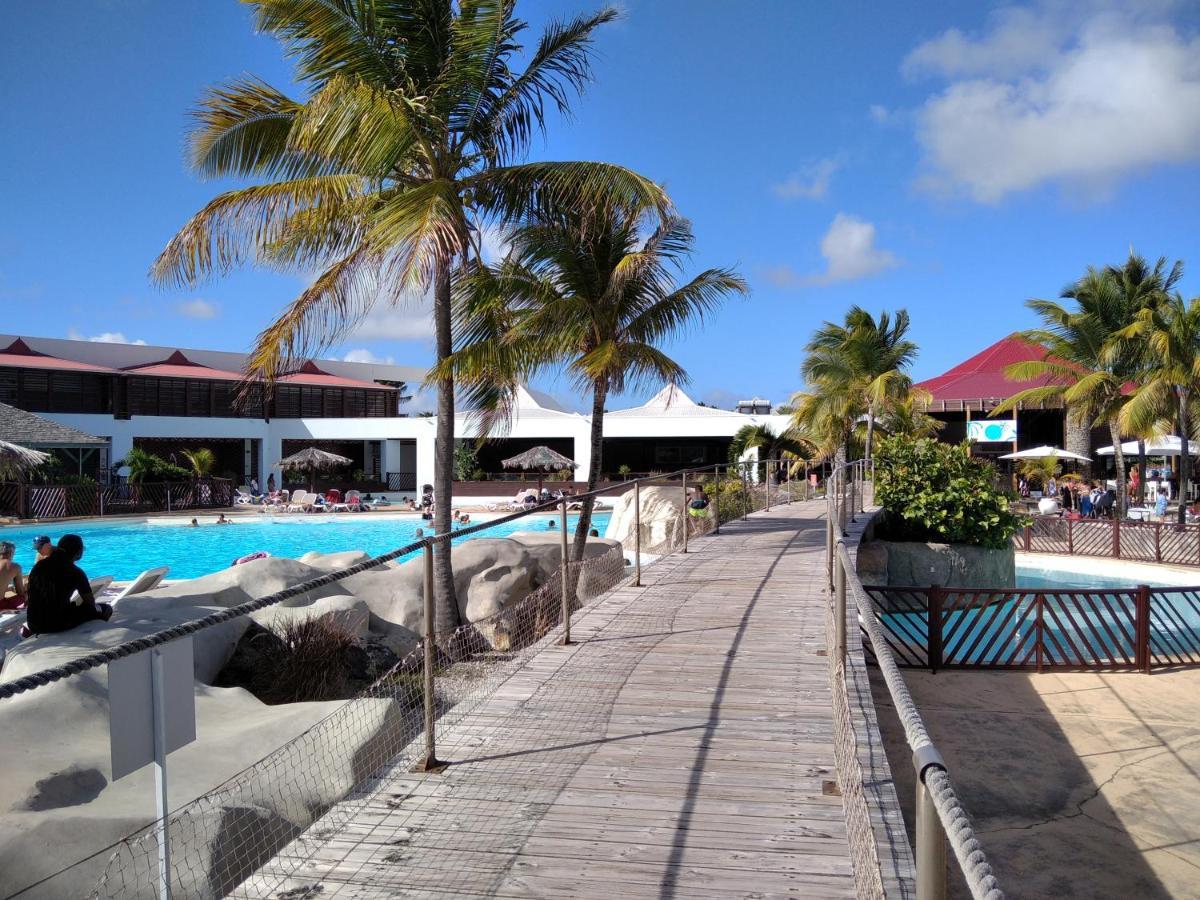 Studio Avec Grande Piscine, Plage Cannelle Caraibes Saint-Francois  Buitenkant foto