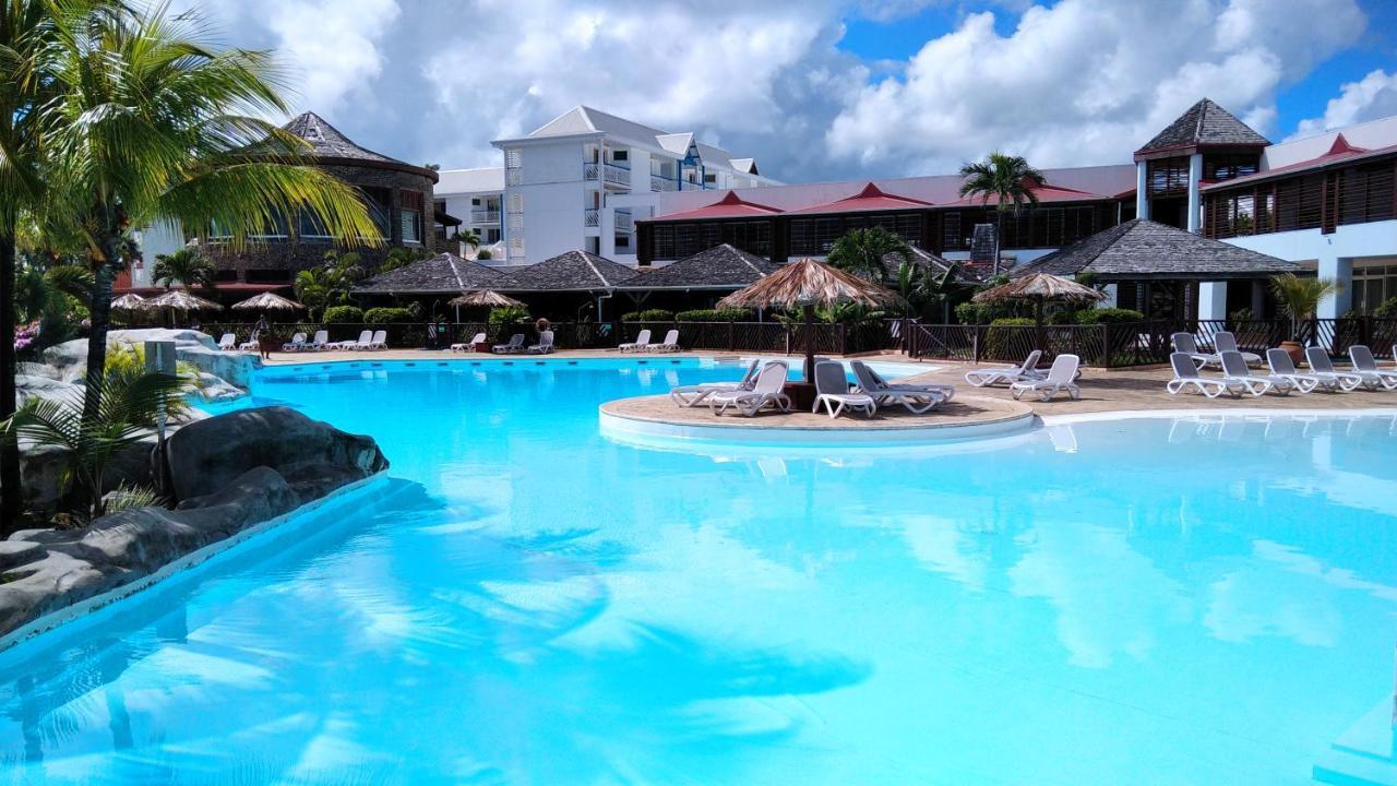 Studio Avec Grande Piscine, Plage Cannelle Caraibes Saint-Francois  Buitenkant foto